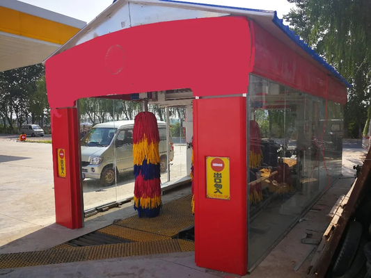 Máy giặt ô tô tự động loại đường hầm thông minh lớn với 9 bàn chải