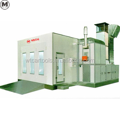 Phòng sơn xịt dầu diesel màu cam để sơn xe màu cam và hiệu quả