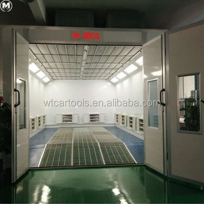 LED Light SUV Car Spray Booth 6900 * 3900 * 2650mm với Bộ lọc khí thải sợi thủy tinh