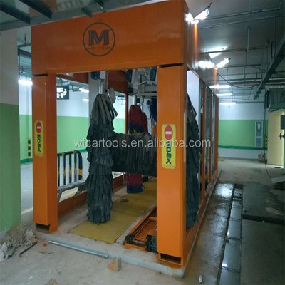 9 bàn chải Máy giặt ô tô tự động với khô 6000 * 3660 * 2800 Kích thước