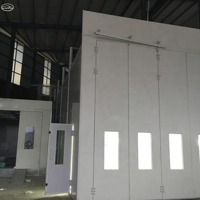 Diesel Burner Truck Spray Booth 220V 39KW Với đèn LED Và quạt 11KW