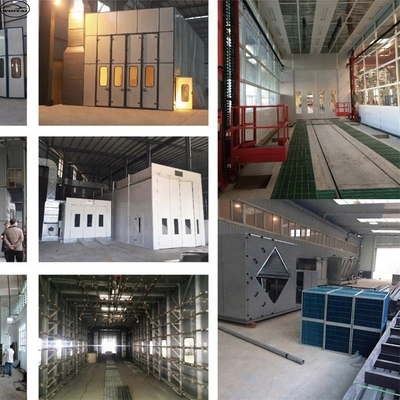 30m Cửa hàng sơn công nghiệp tùy chỉnh 380V Diesel sưởi ấm cho xe buýt