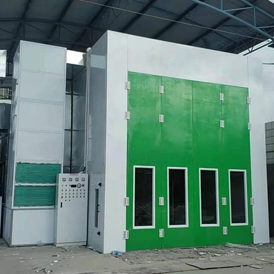 Phòng sơn xe tải 15m 2024 CE được phê duyệt Bus Spray Booth với tốc độ không khí m/s 0.2-0.3