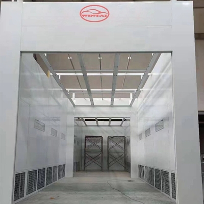 25m Truck Spray Booth với Rockwool Wallboard và khác nhau không tải tốc độ
