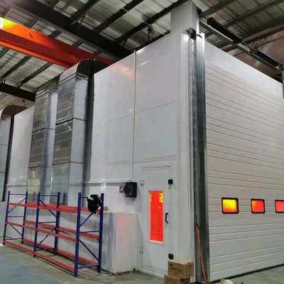 25m Truck Spray Booth với Rockwool Wallboard và khác nhau không tải tốc độ