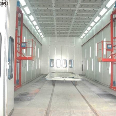 Truck Paint Room Bus Spray Booth với 2 bộ quạt hút 11KW và nguồn sưởi ấm LPG