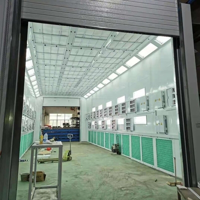 Truck Paint Room Bus Spray Booth với 2 bộ quạt hút 11KW và nguồn sưởi ấm LPG