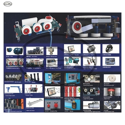 3400mm Độ cao lắp đặt Máy rửa xe hoàn toàn tự động không chạm với phun chất tẩy rửa