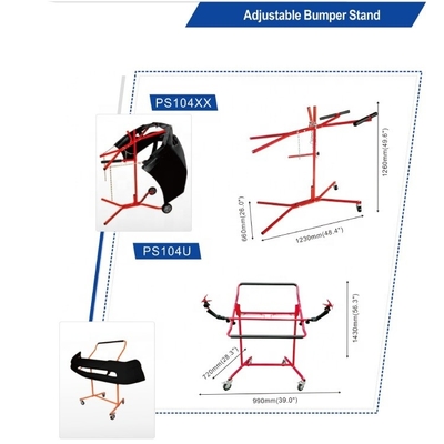 Metal Wheel Lock Auto Body Bumper Stand Để sơn xe hơi và phụ tùng