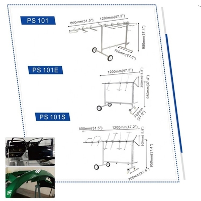 Metal Wheel Lock Auto Body Bumper Stand Để sơn xe hơi và phụ tùng
