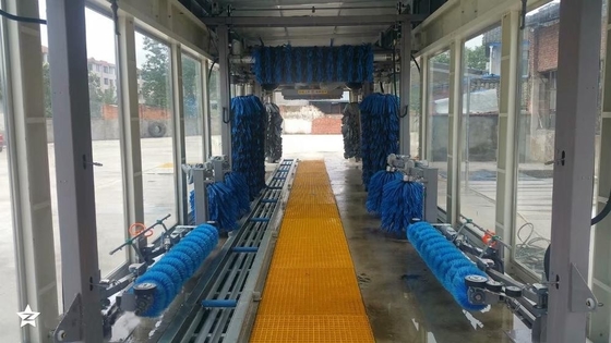 AC380V Máy rửa xe tự động đường hầm 0.9Mpa Áp suất không khí với tốc độ lưu lượng không khí cao