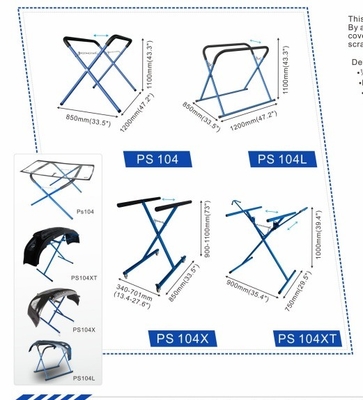 120 * 40 * 10cm Đứng sơn đệm gấp 8kg Đứng bảng điều khiển cơ thể ô tô màu xanh