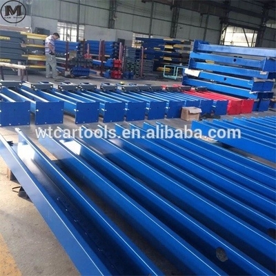 4000kg Nâng Capacity Hai bài nâng xe với 2 bước hỗ trợ cánh tay và sàn tấm