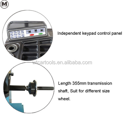 Máy cân bằng lốp xe thông minh màn hình LCD 80kg WRB-085 cho vòng 30 "