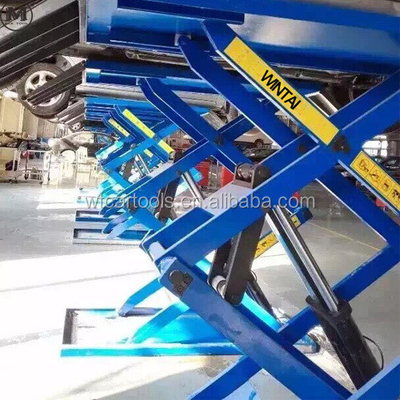 61"/1550mm Platform Length 3 Tons Đèn nâng xe di động với xi lanh đôi