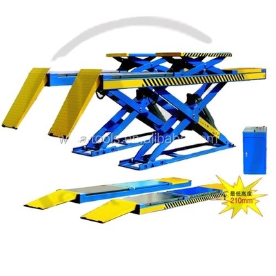 Tùy chỉnh loại Inground Đèn nâng xe cầm tay Hydraulic với đường thẳng hàng bánh xe
