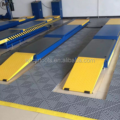 Tùy chỉnh loại Inground Đèn nâng xe cầm tay Hydraulic với đường thẳng hàng bánh xe