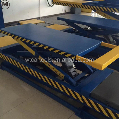 Tùy chỉnh loại Inground Đèn nâng xe cầm tay Hydraulic với đường thẳng hàng bánh xe