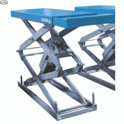 1510mm Platform Length Hydraulic Scissor Car Lift 220v 2.2kw Đối với xe 4000kg