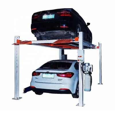 Bãi đỗ xe 4 trụ cho thang máy xe hơi Số lượng tải 12 đơn vị Chi phí bảo trì thấp