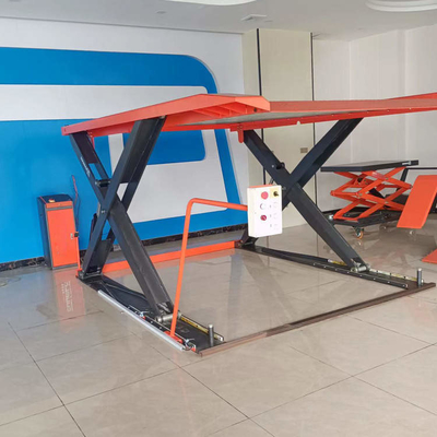 2.2KW Motor Double Deck Scissor Car Parking Lift Cho 5000mm * 2000mm * 1900mm Kích thước xe