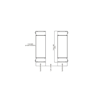 Thang máy kéo ô tô nâng đầy đủ 1850mm Độ cao nâng với khóa an toàn khí nén