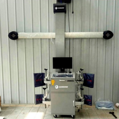 Máy sắp xếp bánh xe 3d chính xác cao hoạt động ổn định với kẹp 4 chân
