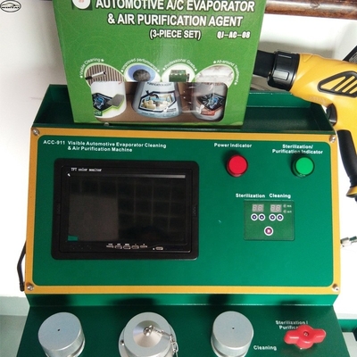 ACC-911 Máy làm sạch cuộn dây bơm bốc hơi kim loại 220V với ống sương mù 3m