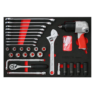 Besita 6685S 66pcs Tool Set Trolley 4 ngăn kéo thuận tiện cho bảo trì lốp xe