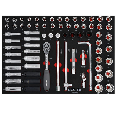 365pcs Tool Set Trolley 7 kéo Trolley di động để tiết kiệm không gian garage