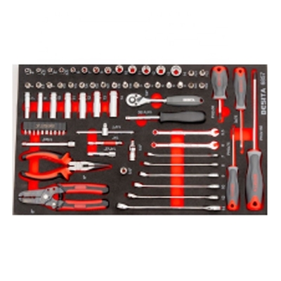BESITA 6857 78pcs Car Mechanic Tool Set tùy chỉnh cho sửa xe gara