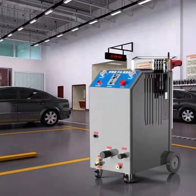 Máy phun băng khô màu xám 1.5kg/min Công suất để làm sạch khí carbon động cơ xe hơi