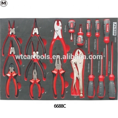 400pcs garage tool trolley set dung lượng lớn với 8 ngăn kéo 5pcs bánh xe