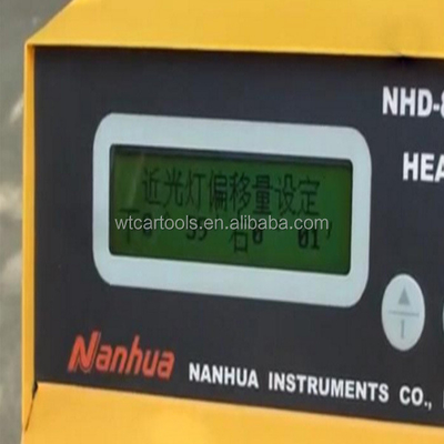 Thép NHD-8101 đèn pha kiểm tra với chức năng sắp xếp laser 59cm chiều rộng