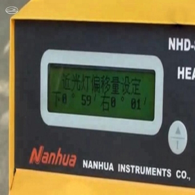 NHD-8000 Máy kiểm tra đèn pha xe Trung tâm cao 130cm 220v 50hz Đối với tất cả các xe hơi