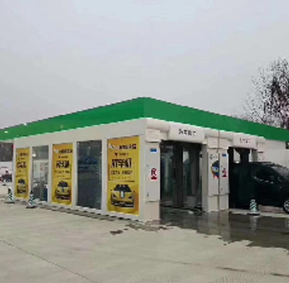 Loại đường hầm Máy giặt xe tự động với 14 bàn chải EVA bàn chải Thiết bị giặt xe tự động