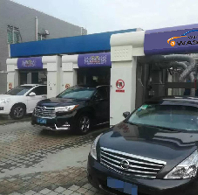 Loại đường hầm Máy giặt xe tự động với 14 bàn chải EVA bàn chải Thiết bị giặt xe tự động