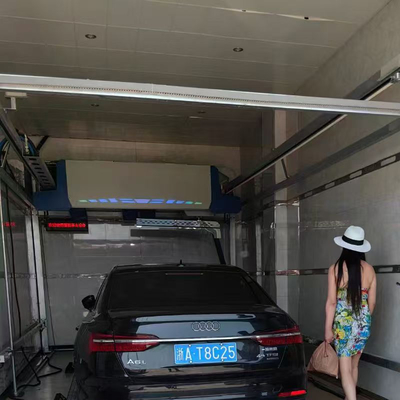 Hệ thống rửa xe tự động không chạm hoàn toàn 380V Vận hành an toàn Máy rửa xe tự động Hệ thống tái chế nước rửa xe Máy rửa xe tự động áp suất cao