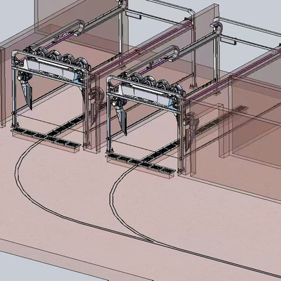 Hệ thống giặt xe Rollover 304 thép không gỉ Giặt xe tự động không chạm Máy giặt xe không chạm robot