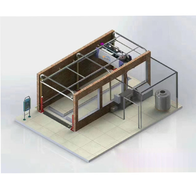 Hệ thống giặt xe Rollover 304 thép không gỉ Giặt xe tự động không chạm Máy giặt xe không chạm robot