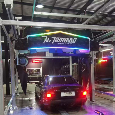 Hệ thống rửa xe tự động Rollover bằng thép không gỉ 304  Máy rửa xe tự động không chạm Robot rửa xe tự động không chạm