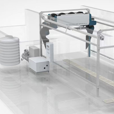 KP-360 Máy rửa xe 360 hoàn toàn tự động với hệ thống rửa xe áp lực nước 120 Bar và máy nước thẩm thấu ngược