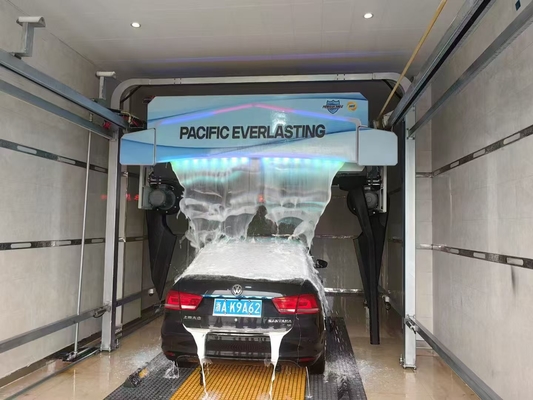 6 máy sấy không khí tự động Máy rửa xe không chạm 24 giờ dịch vụ hoàn toàn tự động 100-130 Bar Rollover Hệ thống rửa xe