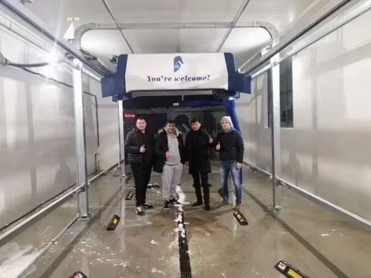 Máy rửa xe không chổi than thông minh cánh tay xoay 360 độ hoàn toàn tự động