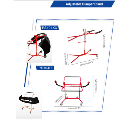 Giá treo sơn xe được sử dụng trong buồng phun sơn xe hơi cho xưởng sửa chữa thân xe