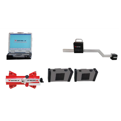 Máy cân chỉnh thước lái xe tải CCD với màn hình LCD, thiết bị cân chỉnh thước lái xe buýt, máy cân chỉnh độ chụm xe hạng nặng