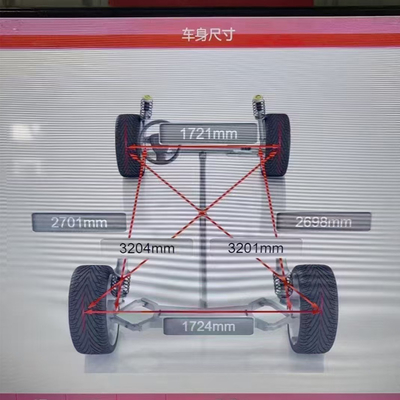 BIVEO Kinh tế 3D thiết bị sắp xếp ô tô 80kg với màn hình 32 "