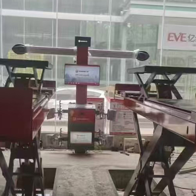 Máy cân bằng bánh xe ánh nắng mặt trời điều khiển bằng máy tính 4PCS, hỗ trợ đa ngôn ngữ, Máy cân bằng bốn lốp, Máy cân bằng bánh xe di động