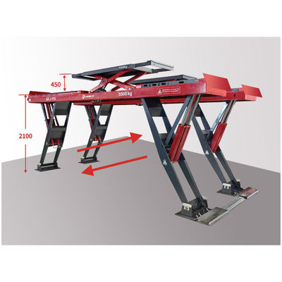 Y hình dáng dọc nâng kéo xe nâng cho bánh xe sắp xếp nâng hạng nặng 11 xi lanh nâng 5500kgs