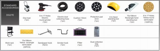 Máy chà nhám khô không bụi cho thiết bị chi tiết ô tô